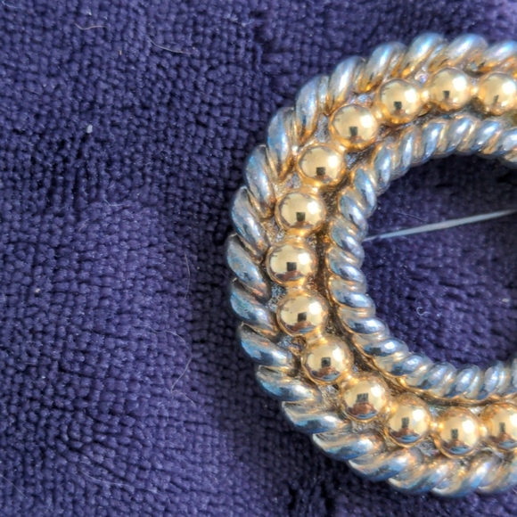 Rope and Bead Brooch - Picture 3 of 3